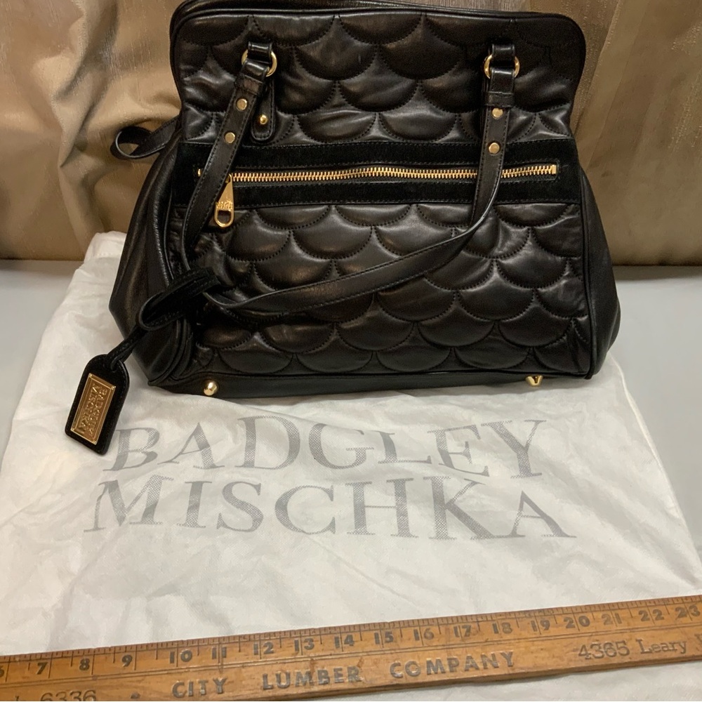 Badgley Mischka Leather Purse with Dust Bag